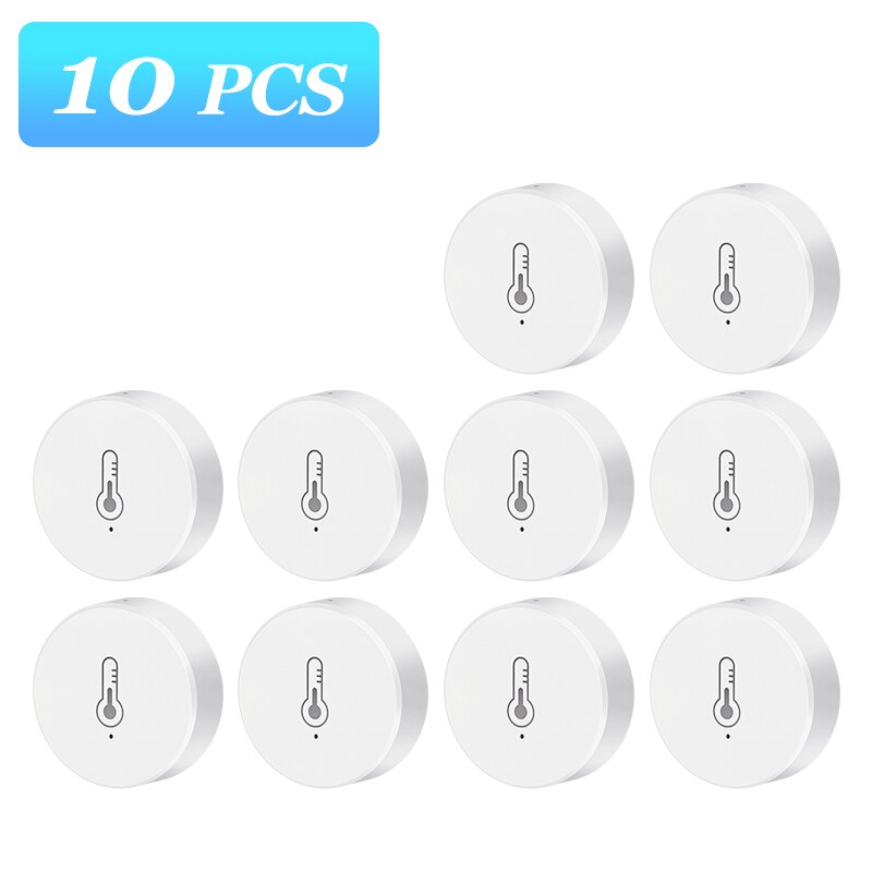 Tuya ZigBee Smart Temperature And Humidity Sensor Battery Powered Smart Home Gadgets With APP Tuya/Smart Life Alexa, Google Home