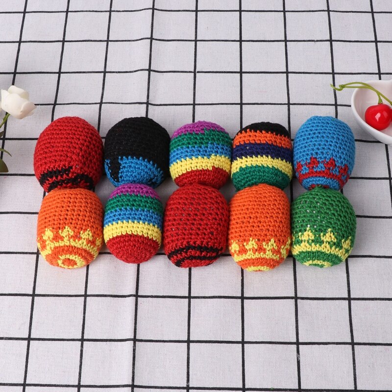Handgemaakte Sacks Footbag Speelgoed Ballen Magic Jongleren Bal Kid Outdoor Speelgoed Zachte Bal Footbag Speelgoed