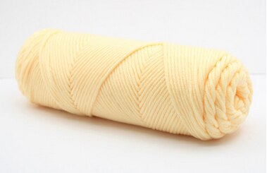 Fil de soie naturel doux, 500 g/lot, fil épais pour tricoter, laine bébé, crochet, écharpe, pull, fil de tissage,: 04 lightyellow