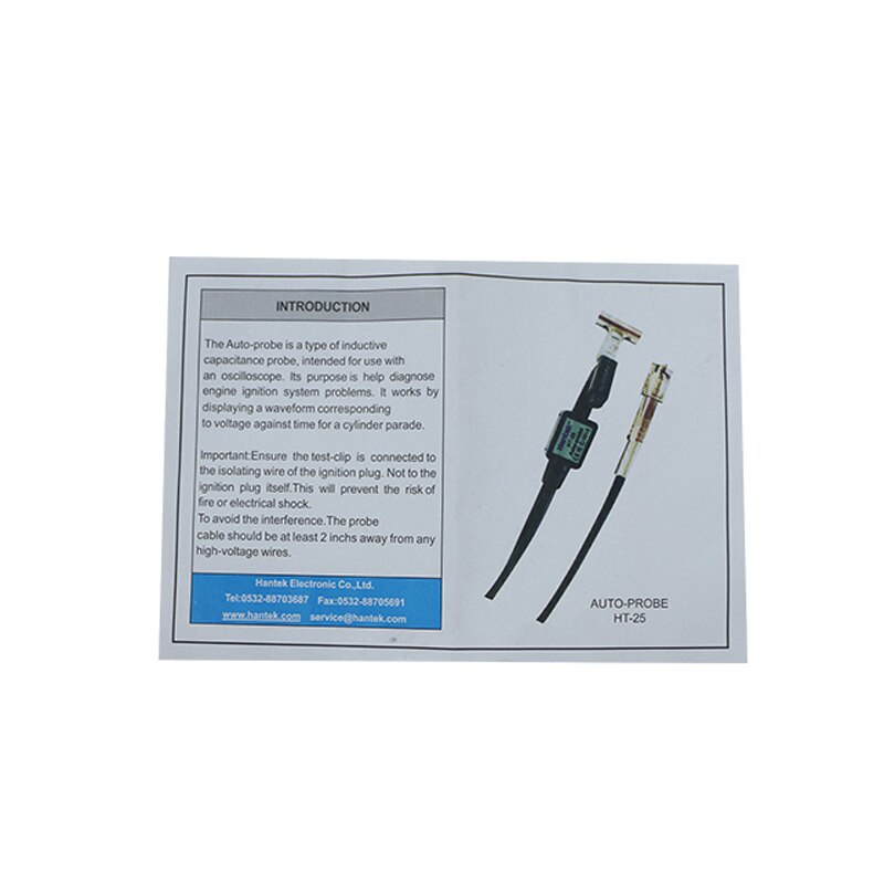 Hantek oscilloscope probe HT25 for Hantek 1008C original Automotive Oscilloscope 2.5 meters Ignition Capacitive decay up 10000:1
