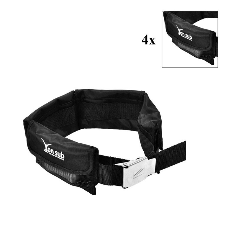 4/3 Pocket Scuba Verstelbare Duiken Gewicht Riem Met Roestvrij Stalen Gesp Water Sport Apparatuur