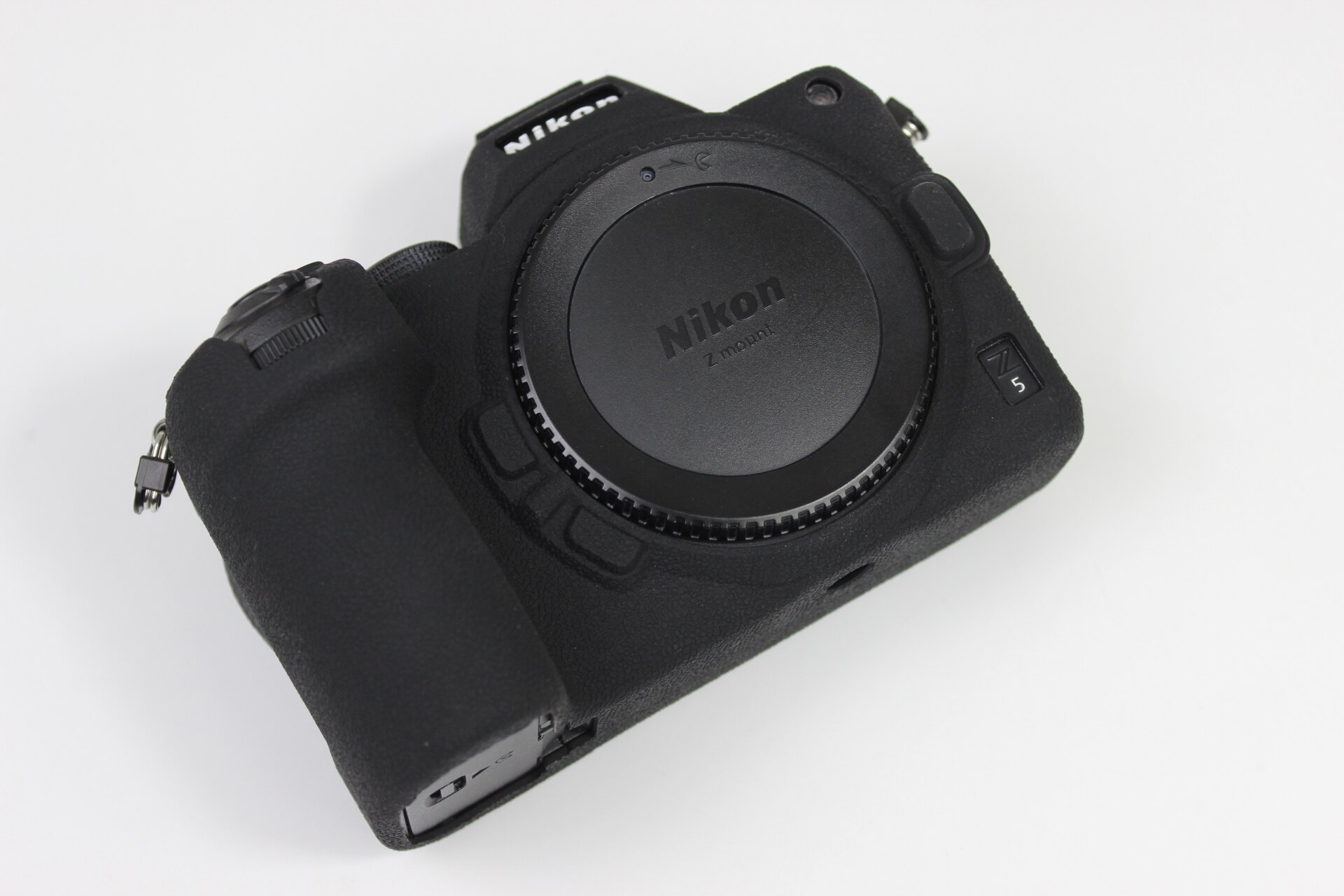 Funda de silicona de goma portátil para Nikon Z5, funda protectora para cámara