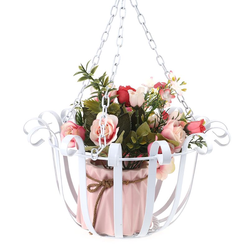 Gancho de soporte para maceta de flor para colgar en pared estilo europeo, colgador de hierro, soporte para plantas, decoración del hogar y balcón