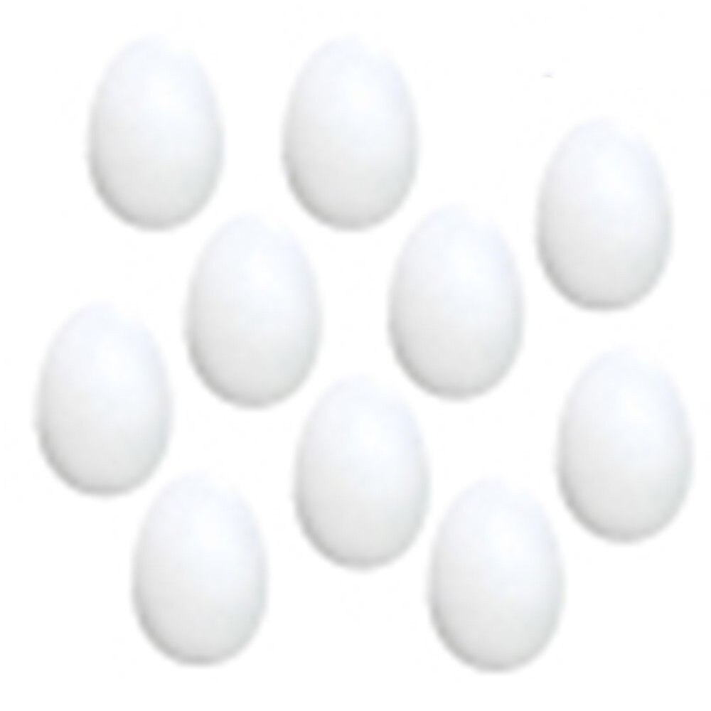 10 stuks 2cm- vormige piepschuim ornamenten diy knutsel feestdecoratie