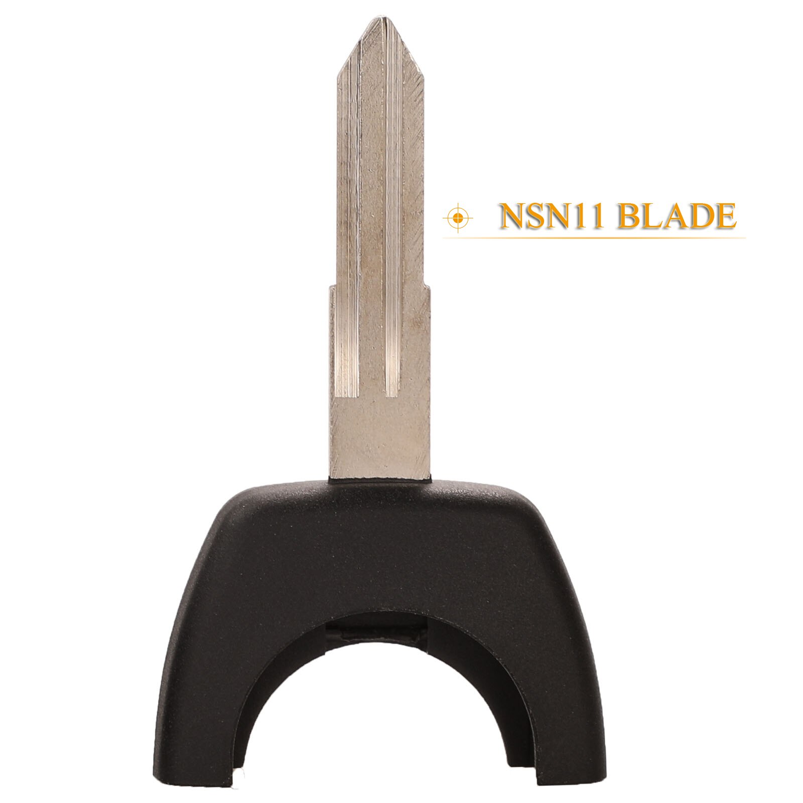 Kutery-carcasa de llave a distancia de coche para Nissan Almera Maxima Micra Primera Serena Terrano Nsn14 o Nsn11 hoja sin cortar, 2 botones: Nsn11 Blade