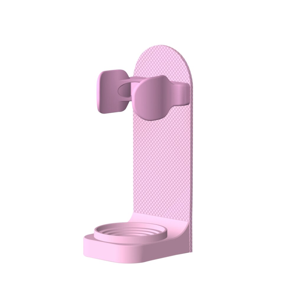 Electric Toothbrush Holder Wall-Mounted Traceless Stand Rack Toothbrush Organizer Space Saving Bathroom Accessories: B-Pink Standard