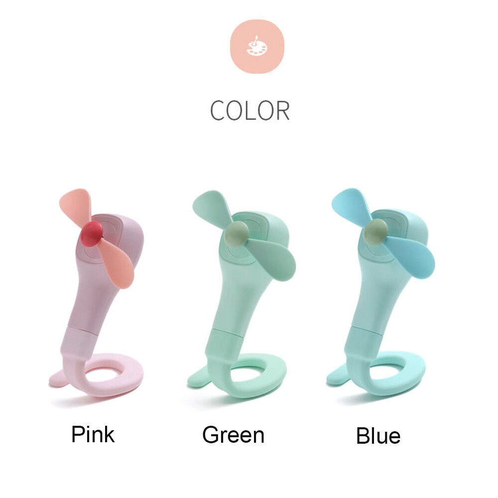 USB Mini Fold Fans Electric Portable Hold Small Fans Small Household Electrical Appliances Fan Desktop Electric Fan