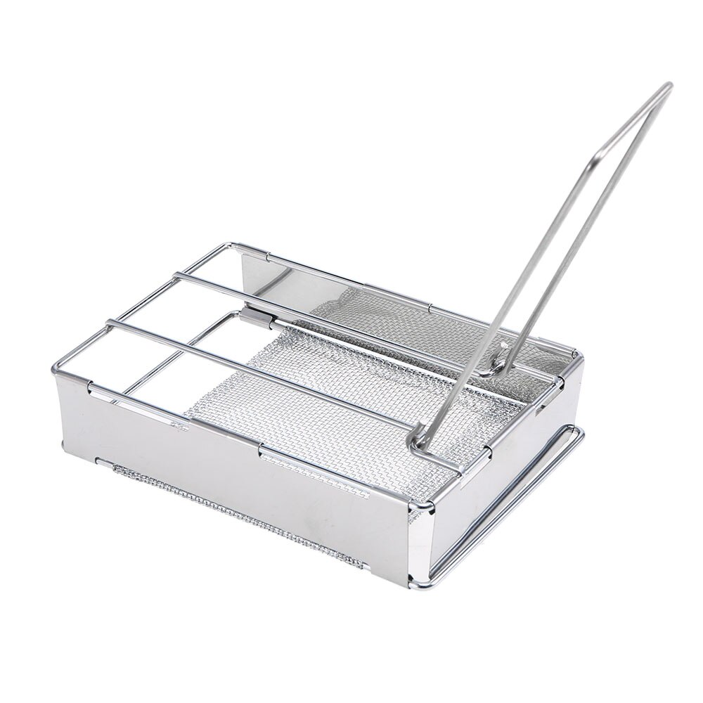 Grille pain grille inox grille pain Portable plein air Camping pain grille pain randonnée pique nique pain Toaste Grill