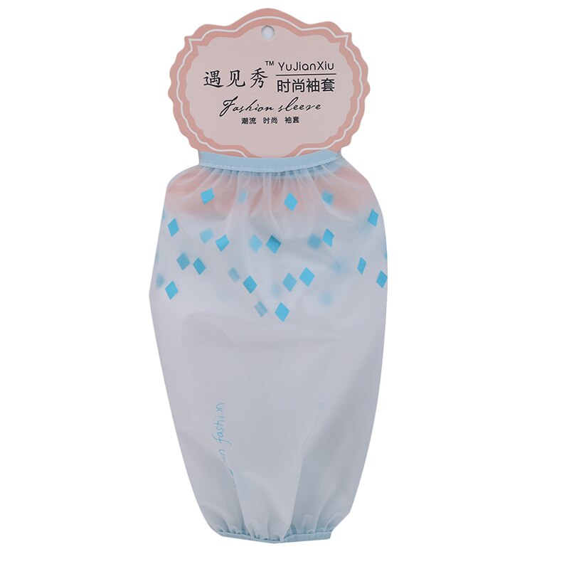 Offre spéciale multicolore en option nettoyage à domicile impression étanche manchette transparente anti-encrassement manches de protection longue oversleeve