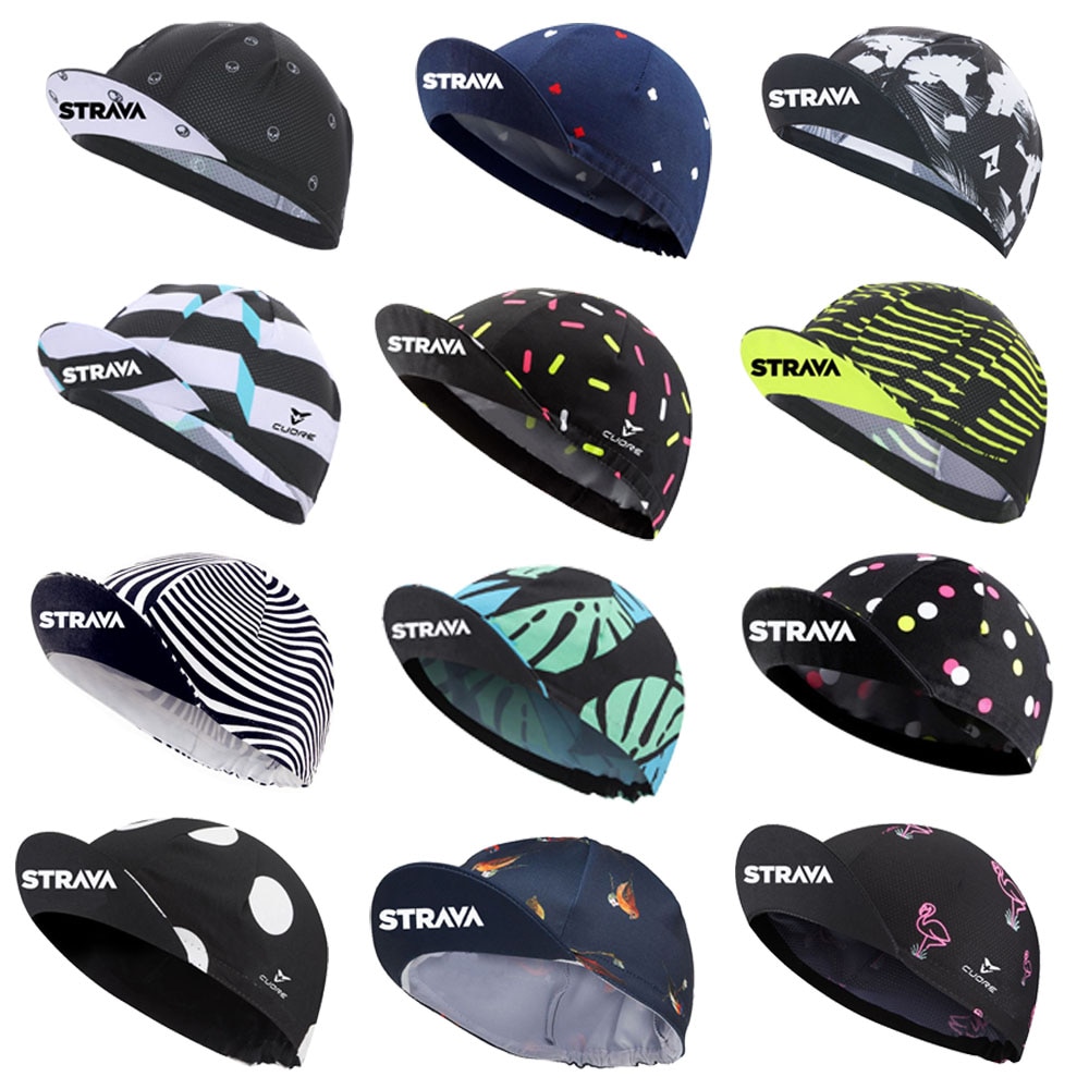 Nowy lato STRAVA Jazda rowerem czapka Gorra Ciclismo zespół rower kapelusz mężczyźni &wzmacniacz;kobiety rower Czapki