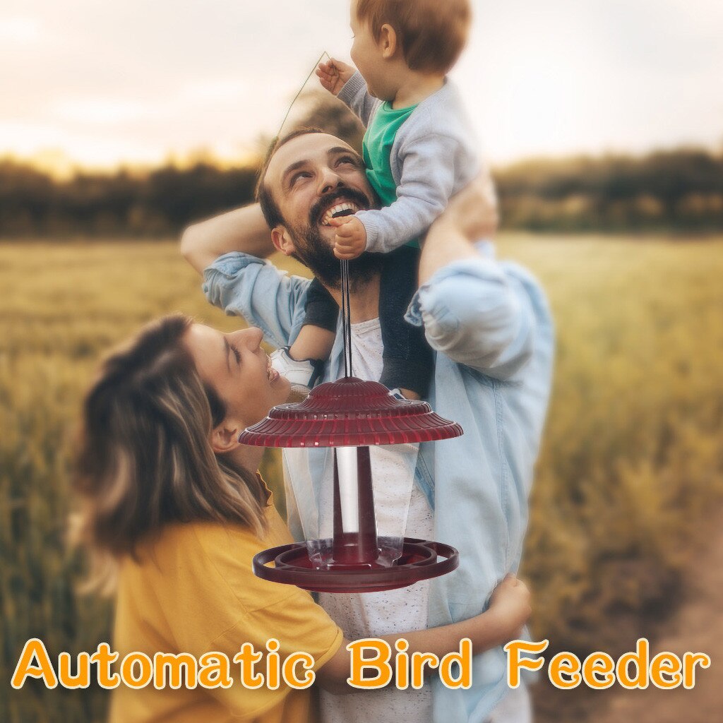NEUE Vogel Feeder Hängen für Garten Hof Dekoration Sechseck Geformte Mit Dach für Home Office 0129P0. 3
