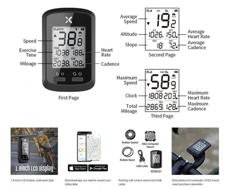 Akryl blå tenner tilkobling og multifunksjon sykkel stoppeklokke vanntett landeveissykkel mtb sykkel bluetooth sykkel datamaskin