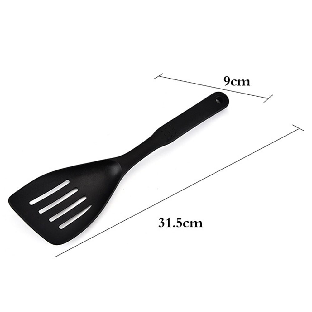 Spatula Nylon Handhold Kitchen Hygienic Heat Resistant Non-stick Easy Clean Cooking Utensil Frying Slotted Turner