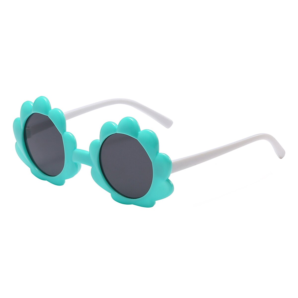 Meisjes Anti-UV400 Zonnebril Jongens Ronde Zonnebloemen Zonnebril Frame Kids Rekwisieten Kinderen Speelgoed Accessoires Outdoor: green