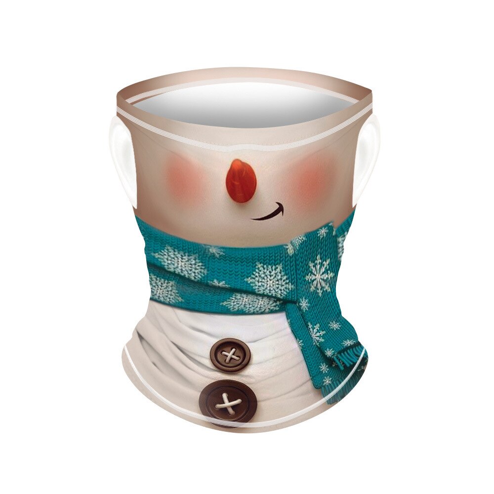 Kinderen printen stofdichte rijoren magische hoofdband multifunctionele kerstbaard sjaals ademende bandana's: 006 / M