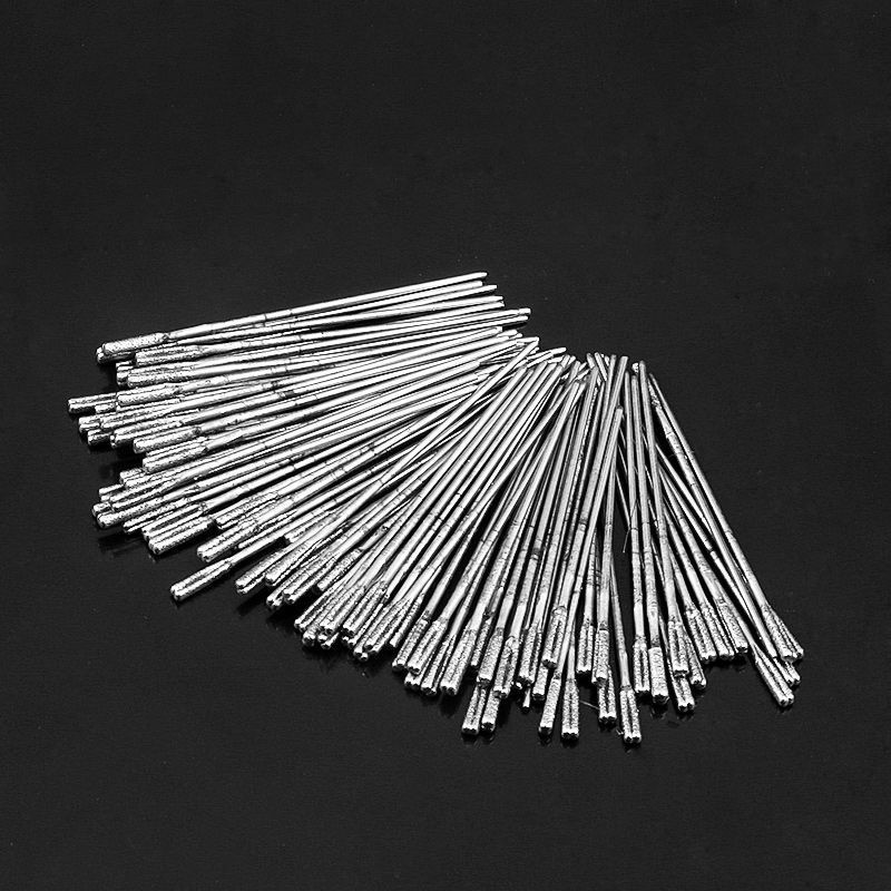 Diamond Coated Tipped Drill Bits for Jewelry Ceramic Jade Agate Glass Amber Drilling for Tools 1mm 1.3mm 1.5mm 1.8mm 2mm 2.2mm