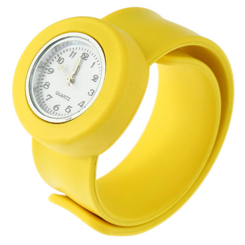 Silicone Slap On Watch boys Sport KIDS Wristwatch girls Small Silicone woman's Children