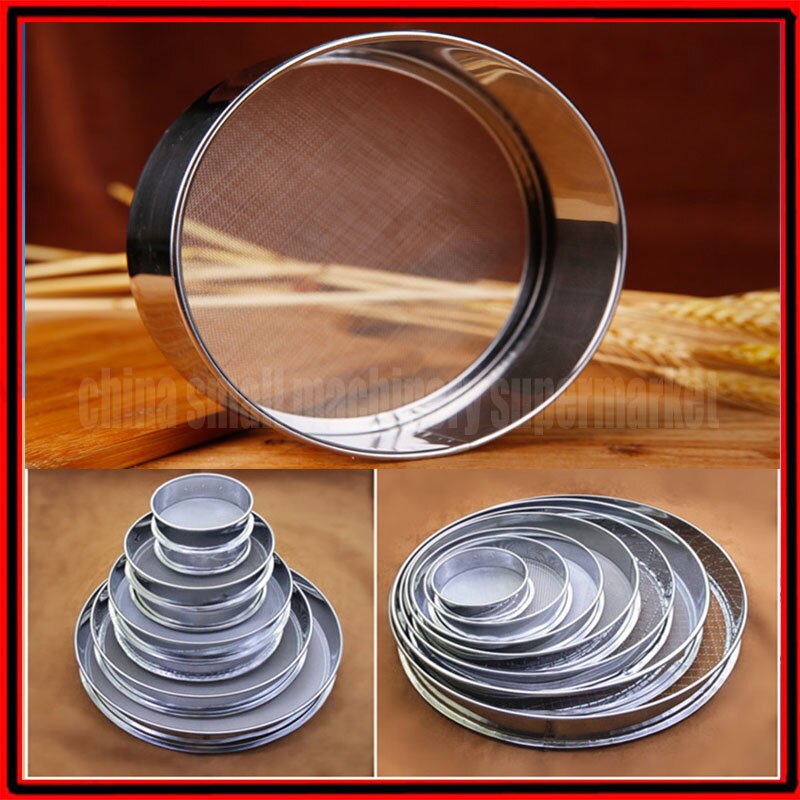 D10-60cm 10-200 mesh / Aperture 0.074-2mm SS Standard Laboratory Test Sieve Sampling Inspection sieve Pharmacopeia sieve