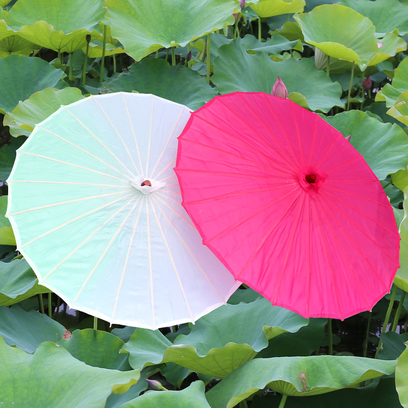 Diameter 20Cm 30Cm 40Cm 60Cm China Handgemaakte Effen Kleur Papier Paraplu Outdoor Wedding Party Thanksgiving Decoraties voor Thuis