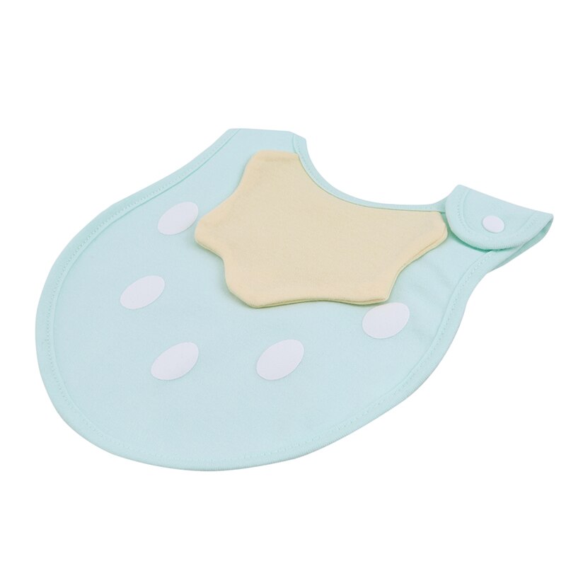 Baby slabbers aardbei katoen waterdicht baberos bebes bandana slab handdoek 2 lagen peuter lunch slabbetjes handdoek boerendoek voor 0-3t
