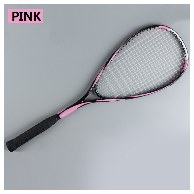 Squash Racket Full Carbon Fiber Ultra-light Starter Suit Training Full Set Of Accessories Men Women With Bag -41