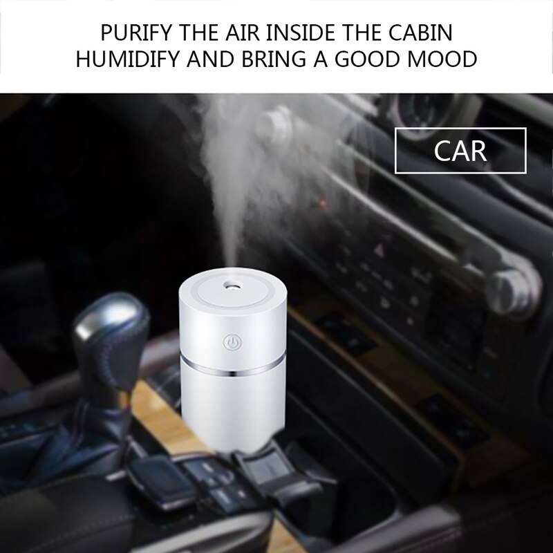 Bil æterisk olie diffuser mini ultralyd farve kop luftfugter led natlys usb aromaterapi fogger bil luftfrisker