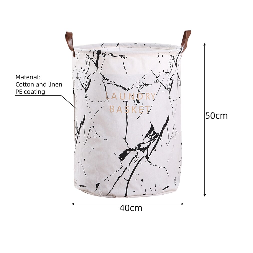 Canvas Waterdichte Wasserij Organisator Mand Grote Capaciteit Wasmand Vuile Kleren Opbergtas Speelgoed Thuis Opslag Bin: U
