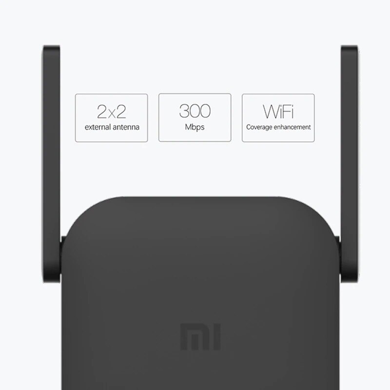 Xiaomi Wifi Router Versterker Pro 300M Netwerk Expander Repeater Signaal Overlay Wireless Range Extender 2 Externe Antennes