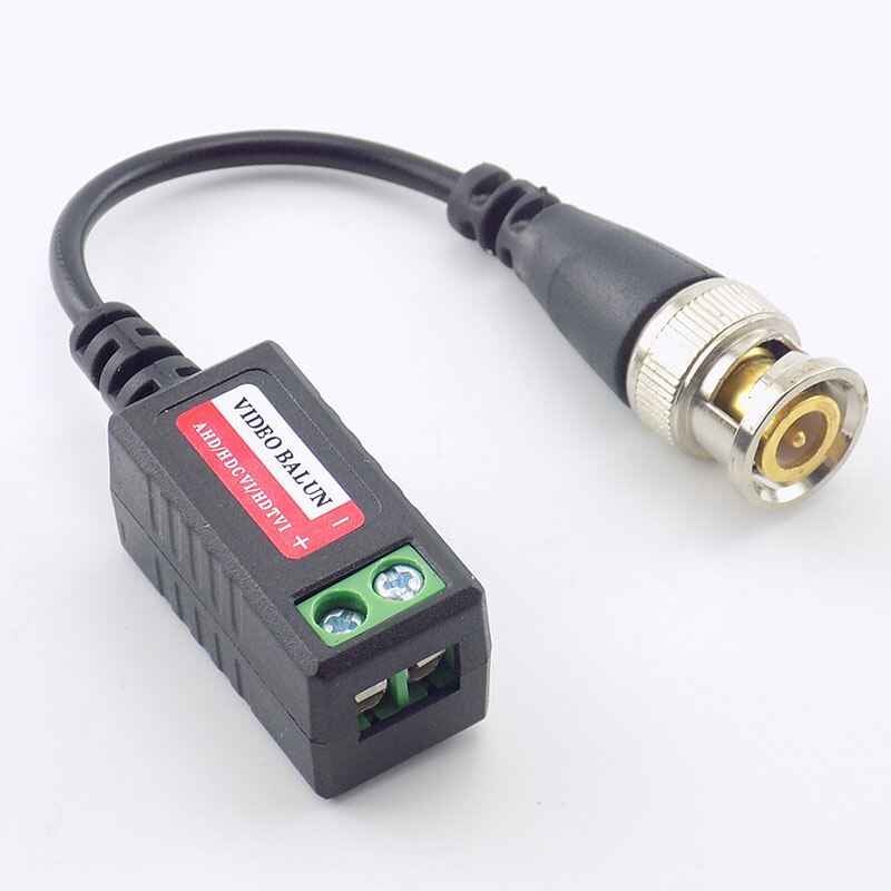 10pairs (20pcs) 3000FT Distance UTP Video Balun Twisted CCTV Balun Passive Transceivers BNC Cable Cat5 CCTV camera Adapter N11