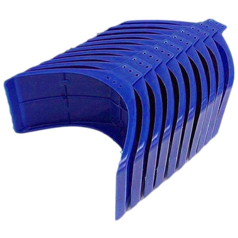 10 supports à pigeons, support à pigeons en plastique, support à pigeons, pigeonnier, fournitures pour oiseaux (bleu): Default Title