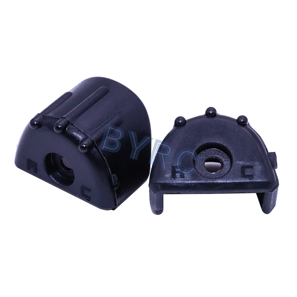 2 uds amortiguador y cubierta protectora de marco hidráulico tapa de absorción de impacto para 1:8 1:10 piezas de coche RC Trx HSP HPI