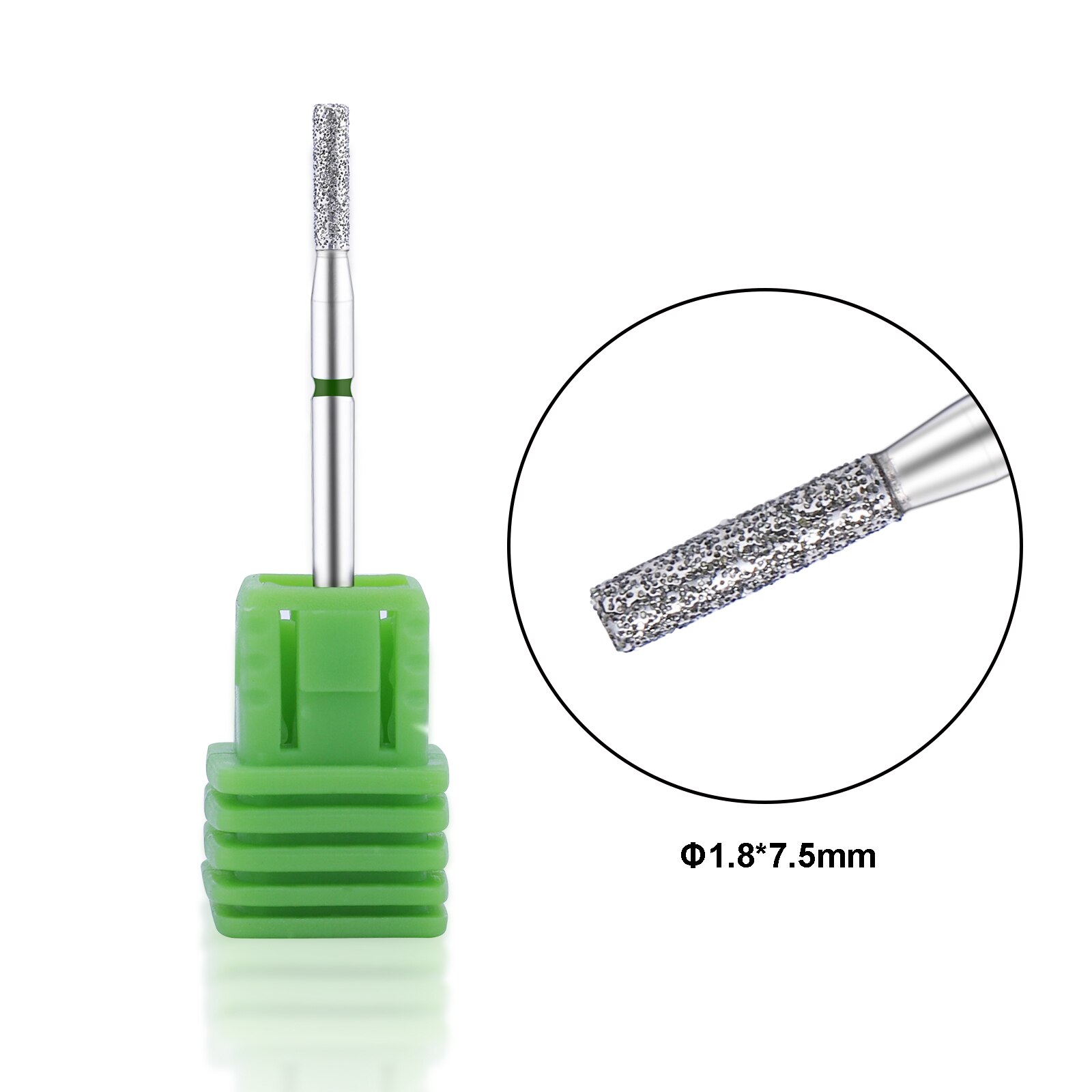 BNG Diamond Bit Small Barrel Shape Electric Nail Drill File Cuticle Cleaner Tool for Rotary Nail Drill Machine Manicure Pedicure: A45-G