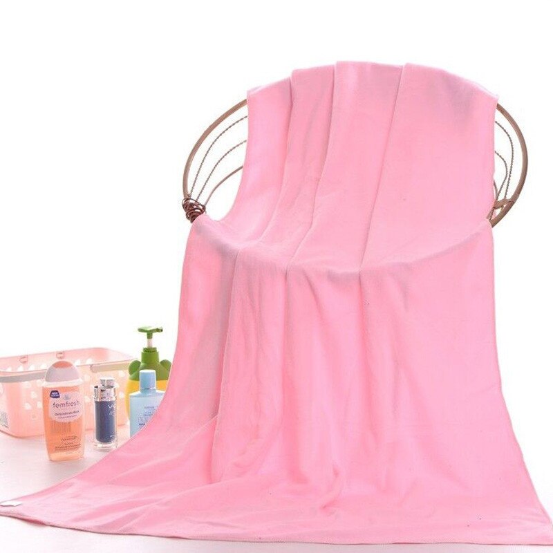 140x70cm / 55''x27'' Supersoft Microfiber Beach Towel Microfibre Bath Towel Sports Towel Gym Fast Drying Cloth Extra Large: light pink xF
