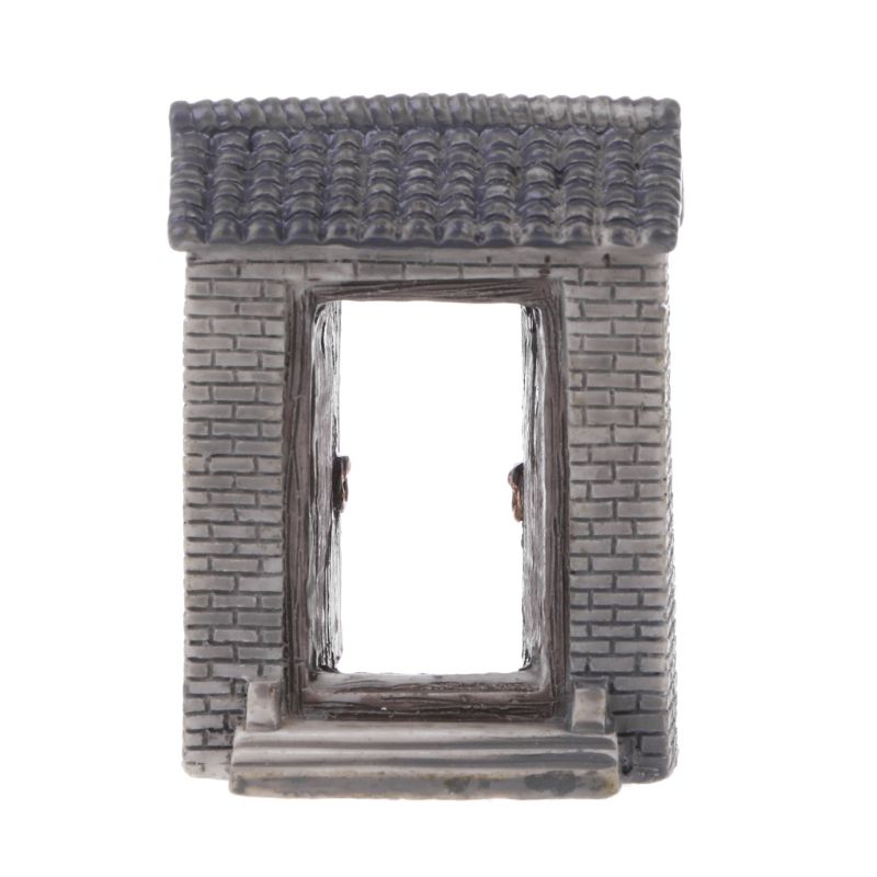 Door Shaped Miniature Gardening Landscape Micro Garden Bonsai Decor Resin Craft