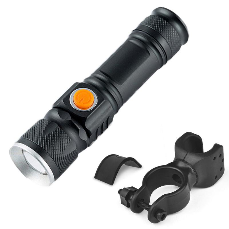 1500mAH T6 LED Bicycle Front Light Rechargeable Telescopic Beebest Glare Zoom Flashlight MTB Headlight Cycling Bike Accessories: Purple Light Set