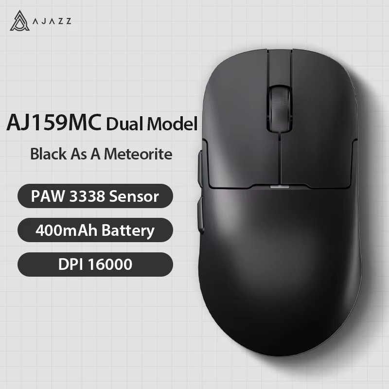 AJAZZ AJ159 APEX/AJ159PRO Kabellose Gamer-Maus mit magnetischer RGB-Ladestation, leichte AJ159P-Gaming-Maus für PC und Laptop