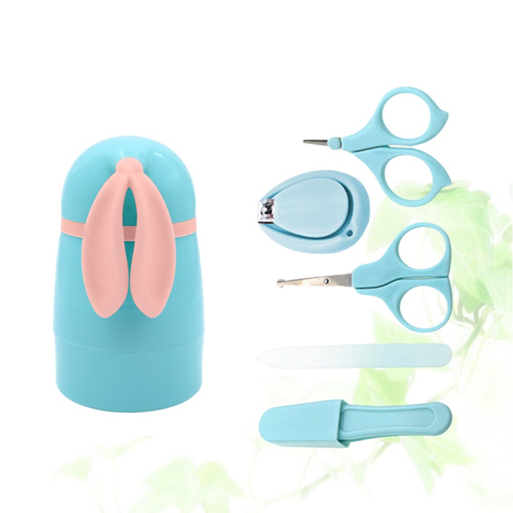 5 pièces coupe-ongles en acier inoxydable ABS mignon ciseaux à ongles pour bébés bébés enfants