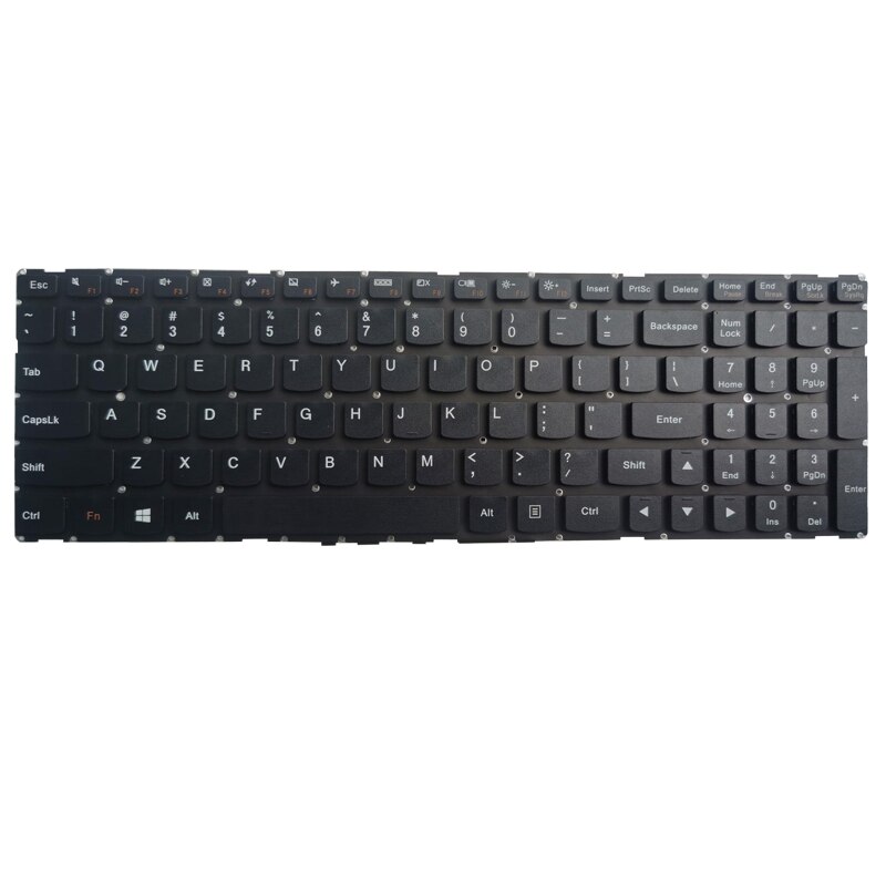 US for Lenovo IdeaPad 700-15 700-15ISK US Black laptop keyboard no Backlight