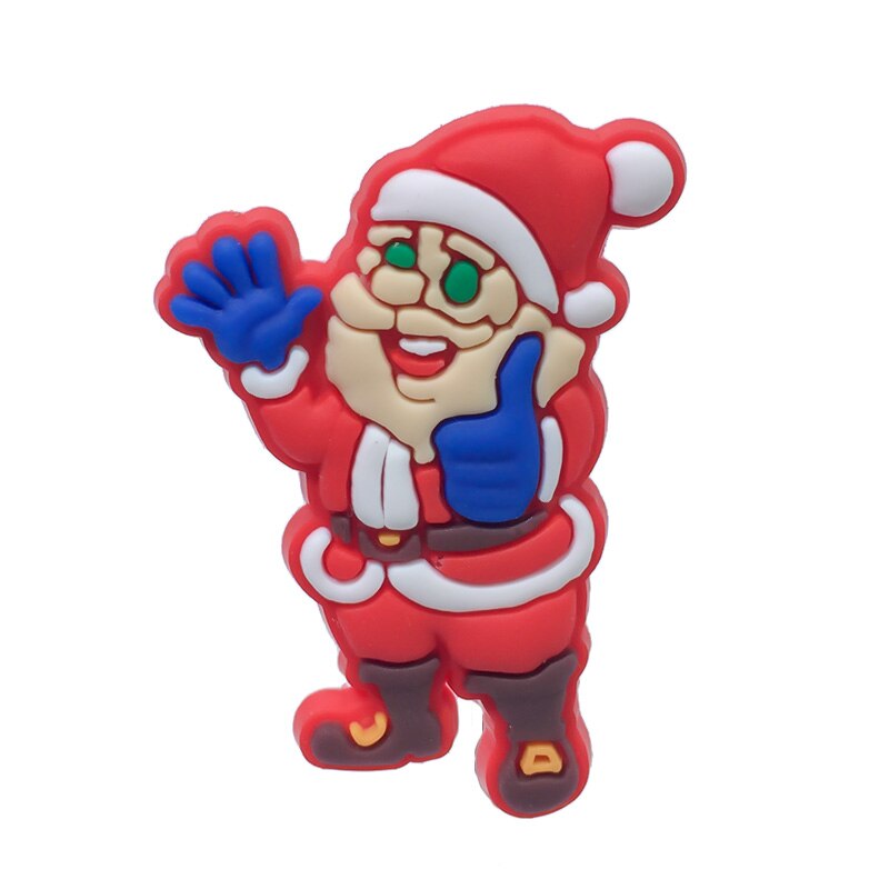 1Pcs Snowman PVC Fridge Magnet Home Decor Christmas Tree Magnetic Stickers on Refrigerator Santa Claus Message Magnets Xmas: HYB5081-07