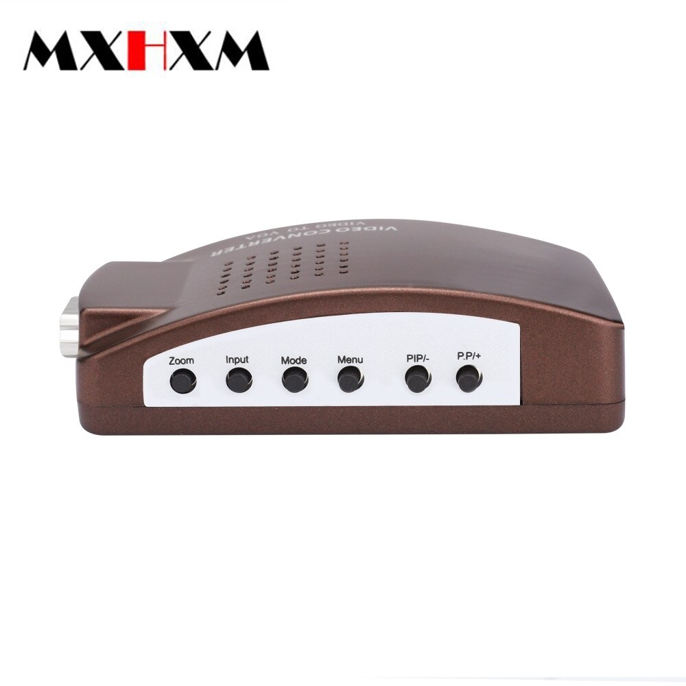 Mxhxm Av Naar Vga Converter Set-Top Box S Terminal Video Tv Computer Monitor Video