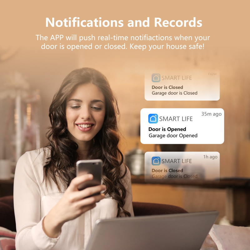 Smart WIFI Garage Door Remote Control Opener Universal Infrare Wireless Voice Control With Alexa Google Home Via Smart Life Tuya