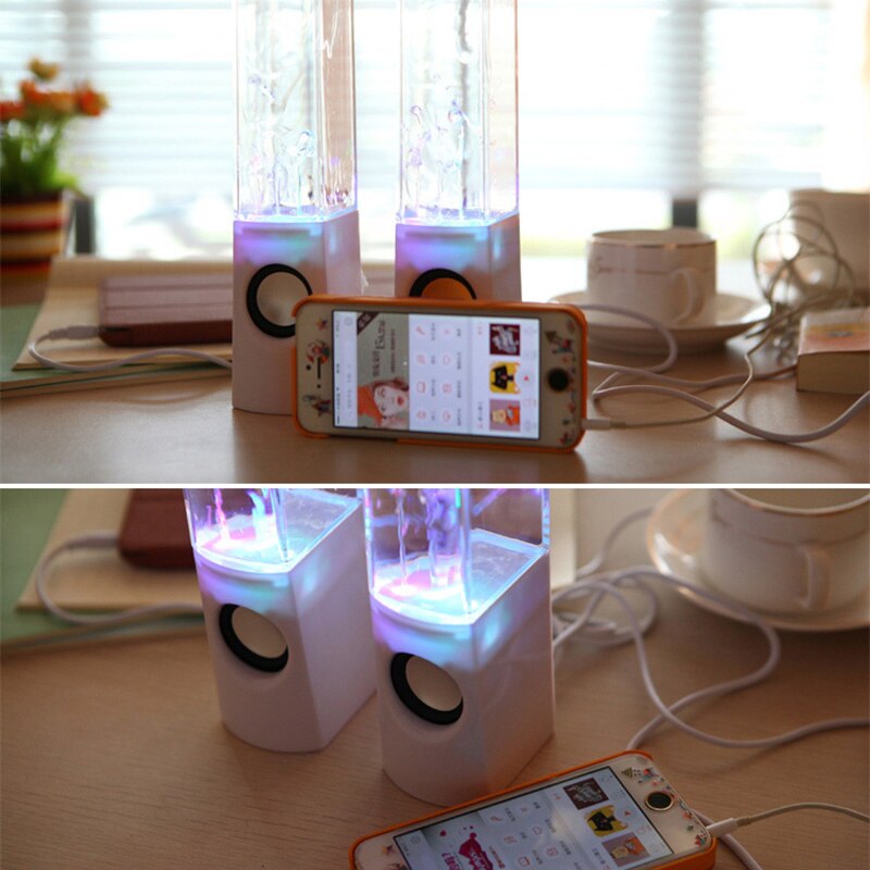 Wireless Dancing Water Speaker LED Light Fountain Speaker Home Party Hi 888