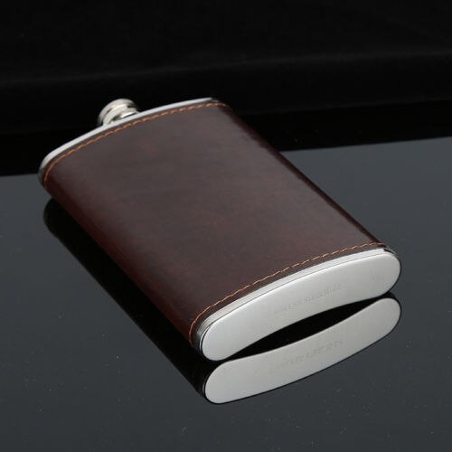 HIP FLASK Stainless Steel Pocket Drink Whisky Flasks Alcohol Engraved Steel