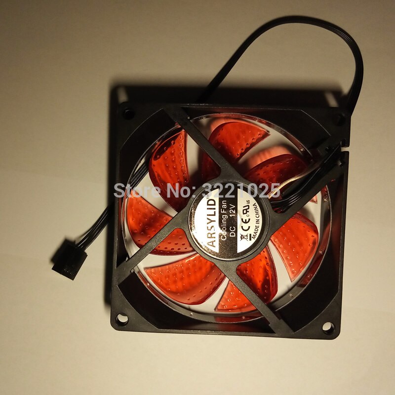 ARSYLID CPU 90mm 9 cm 9025 fan koelventilator computer case 4pin temperatuurregeling 9 cm fan