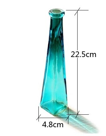 Kleur Clear Mini Glazen Vaas Zakkz Bloem Fles Glas Ornamenten Bloem Regelen Home Decor