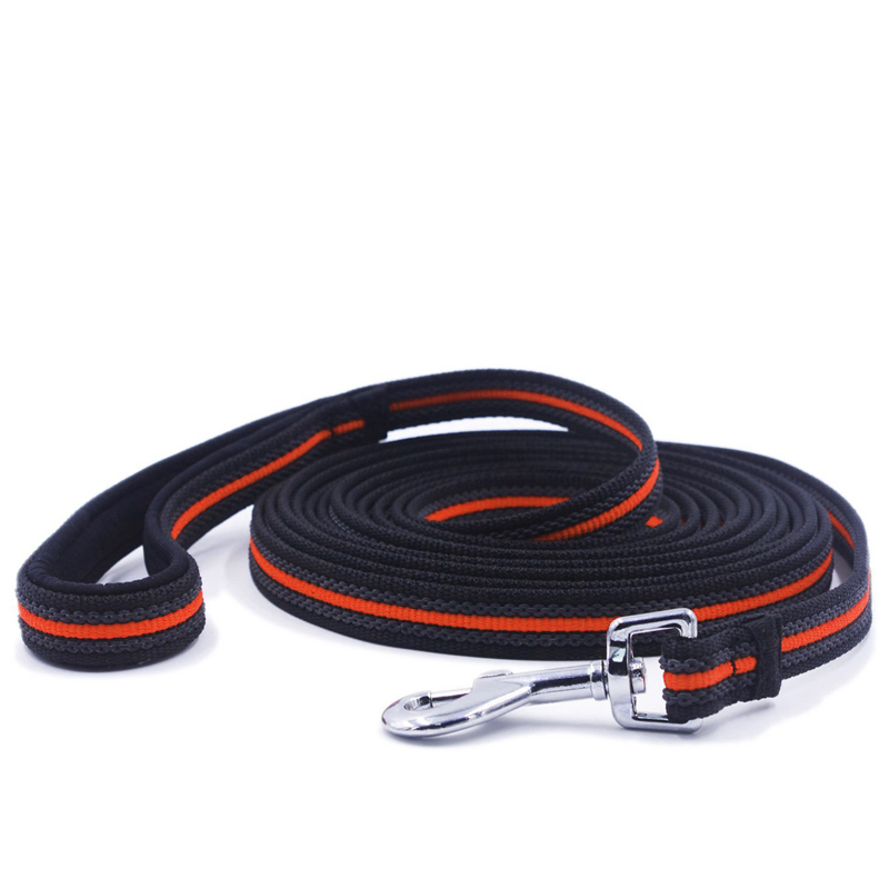Cão durável especial trelas 1.8m a 15m cão tracking/trela de chumbo de treinamento com alça acolchoada design antiderrapante para todos os cães: Vermelho / 1.8M