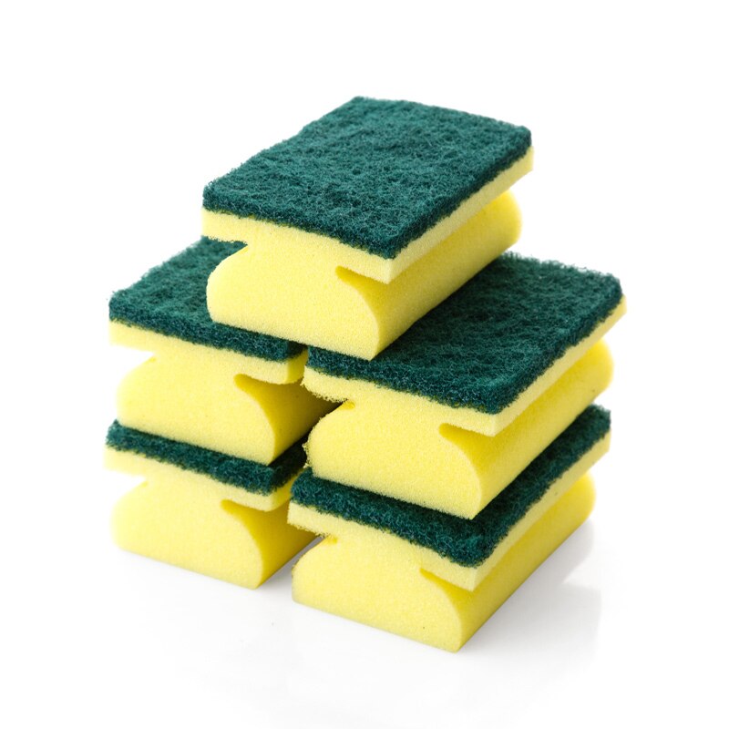 Vanzlife clean kitchen magic sponge to wipe microfiber cloth to wipe a strong decontamination clean the scrub brush pot to use