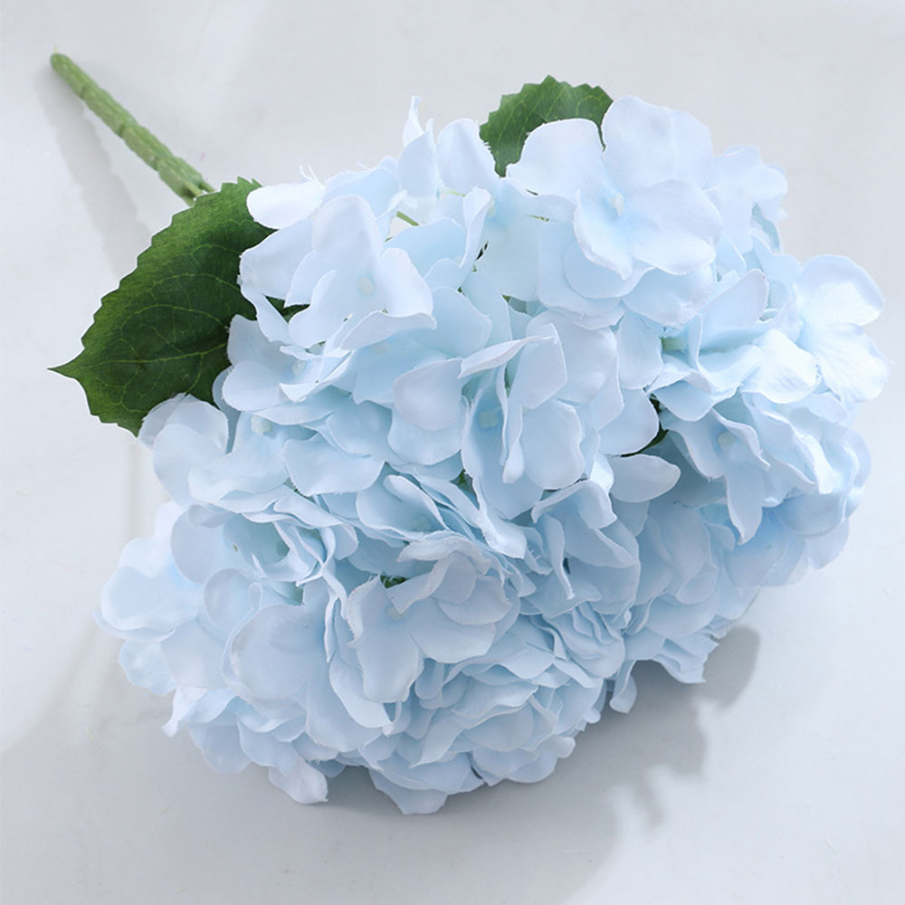Bouquet d'hortensia en soie de fleurs artificielles de 58cm, pour mariage, fête à domicile, accessoires de décoration de Table de salon