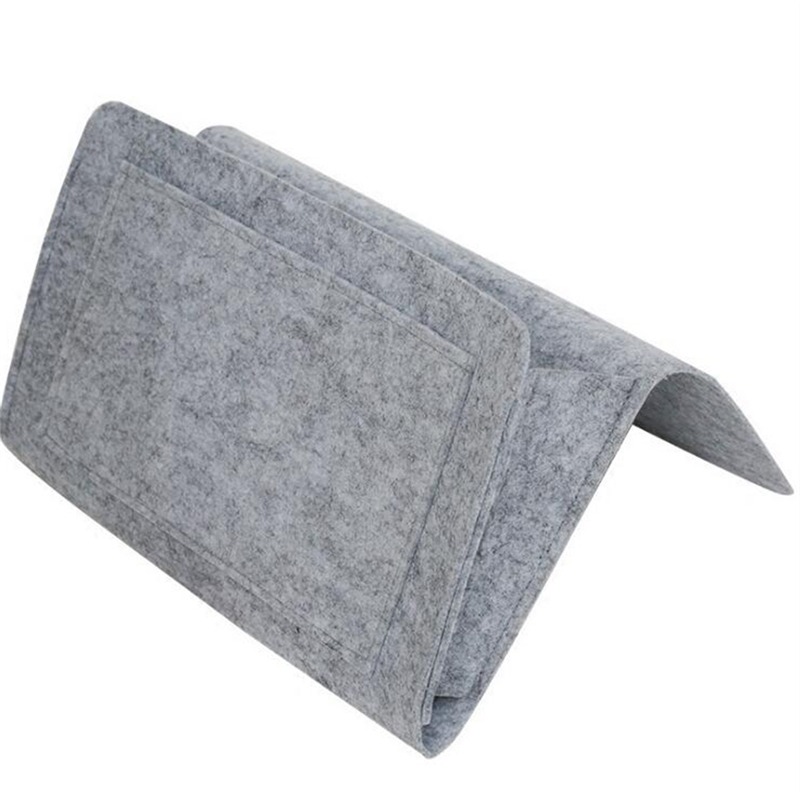 gefühlt Bett Lager Tasche Organizer Bett Pult Tasche Sofa TV Fernbedienung Kontrolle hängend Caddie Couch Lager Organizer Bett Halter Taschen: Schwarz