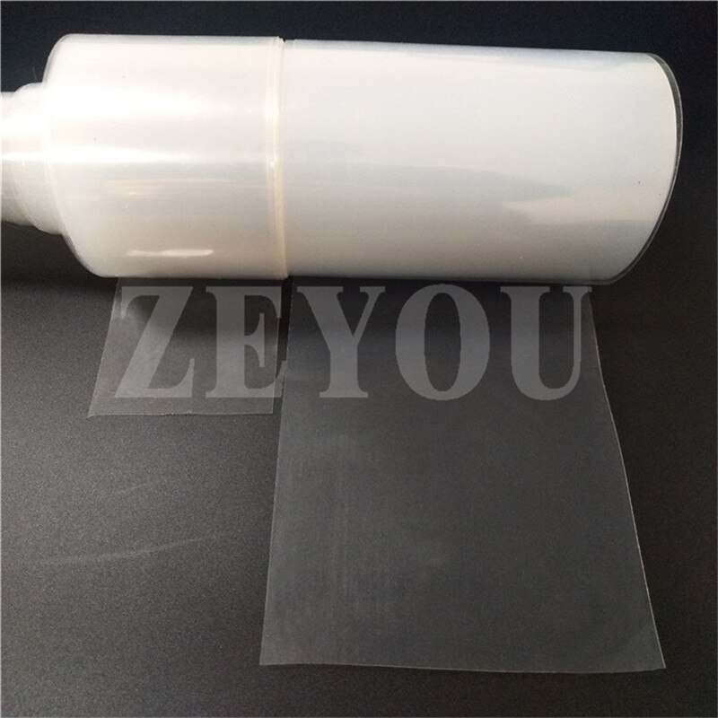 0.3 mm tykkelse klar kemikaliebestandig varmebestandig fep  f46 film 0.3 mmt *260 mmw *1000 mml